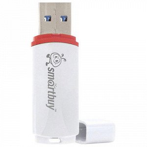 Флэш-диск 8GB SMARTBUY Crown USB 2.0, белый, SB8GBCRW-W