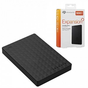 Диск жесткий внешний HDD SEAGATE Expansion 500GВ, 2.5", USB