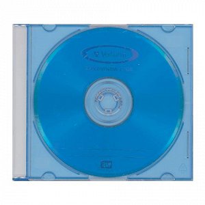 Диск DVD+RW(плюс) VERBATIM 4,7Gb 4x Color Slim Case 43297 (ш