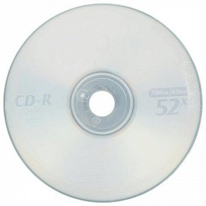 Диски CD-R VS 700Mb 52x КОМПЛЕКТ 50шт Bulk VSCDRB5001 (ш/к -