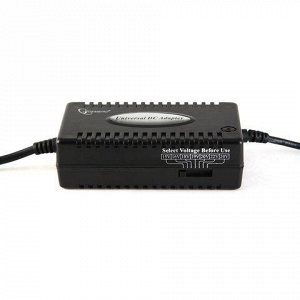 Зарядное устройство автомобильное для ноутбуков универсальное GEMBIRD NPA-DC1, 80Вт, 1,4м,9 адаптер