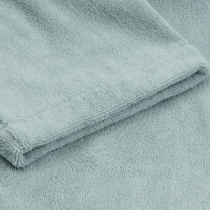 Халат махровый с капюшоном мужской S HOME: Basic "Аззура", 100% хлопок, 420 г/м2