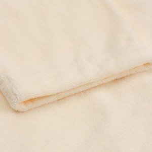 Халат махровый с капюшоном мужской S HOME: Basic "Айвори", 100% хлопок, 420 г/м2