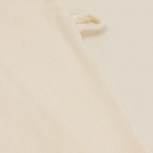 Халат махровый с капюшоном мужской S HOME: Basic "Айвори", 100% хлопок, 420 г/м2