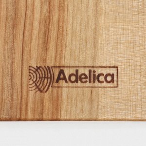 Подарочный набор деревянной посуды Adelica, доска сервировочная 3 секции, 2 менажницы съёмные, масло в подарок 100 мл, берёза