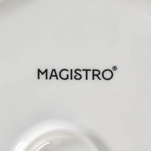 Блюдо Magistro «Бланш», 24?18?4,5 см, фарфор, цвет белый