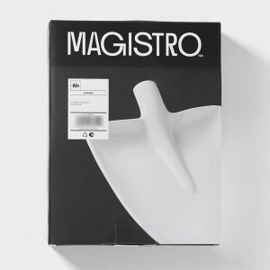 Блюдо Magistro «Бланш», 24?18?4,5 см, фарфор, цвет белый