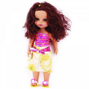 Кукла  "Lisa Jane" Анастасия , 36 см. (мягконабивная, ПВХ, винил) ,кор.38*20*8,5 см.