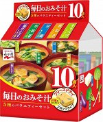 NAGATANIEN Misoshiru 5 - супчики мисо ассорти вкусов