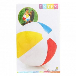 Мяч пляжный «Цветной», d=51 см, от 3 лет 59020NP INTEX