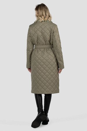 01-12030 Пальто женское демисезонное (пояс)