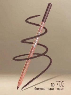 Miss Tais 702 Карандаш контурный для глаз Бежево-коричневый