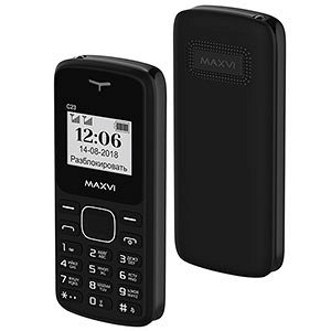 Телефон сотовый Maxvi C23 Black