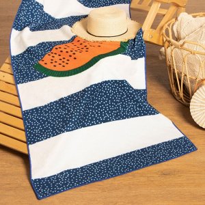 Полотенце пляжное Этель "Watermelon", 70*140 см,250гр/м2, 100%п/э   7150634