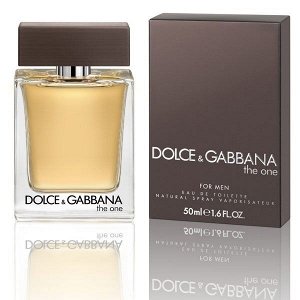 DOLCE  GABBANA THE ONE edt (m) 50ml м(н)  тестер в слюде туалетная вода мужская