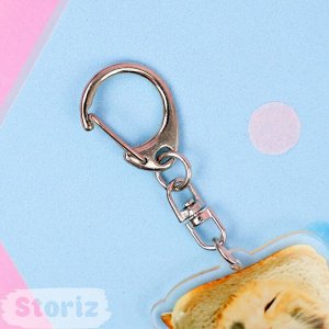 Storiz Брелок акриловый &quot;Cat&quot; котик в хлебе