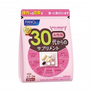FANCL 30+ - сбалансированный комплекс витаминов и минералов для возраста 30+ лет