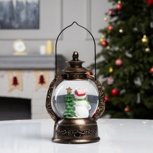 Фигура светодиодная «Снеговик» 20x14x11 см, батарейки ААx3 (не в комплекте), USB, свечение тёплое белое