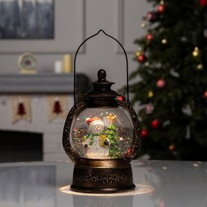 Фигура светодиодная «Снеговик» 20x14x11 см, батарейки ААx3 (не в комплекте), USB, свечение тёплое белое