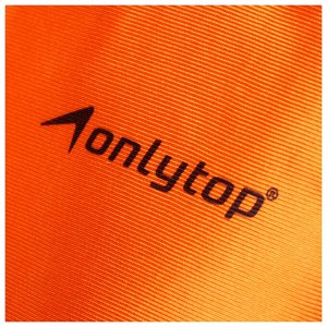 Манишка футбольная детская на резинке ONLYTOP, р. 36-40, цвет оранжевый