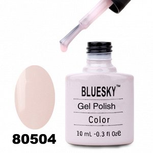Гель лак Bluesky 80504-Розовый,полупрозрачный