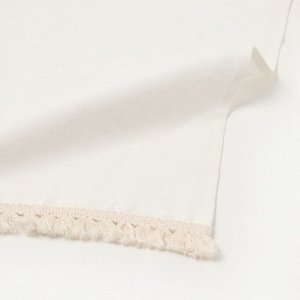 Дорожка на стол Этель Linen style, 40*146 см, 100% лён, белая