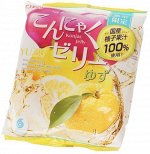 Желе “Yukiguni Aguri” порционное Конняку со вкусом юдзу (16г х6шт) 96г