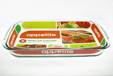 Форма стеклянная прям 39x23x5см/2,9л ТМ Appetite