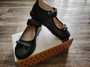 Туфли школьные кожаные для девочки