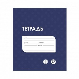 Тетрадь 12 листов в клетку