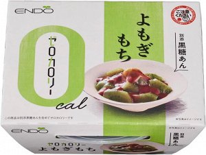 Endo Seishi Zero-Calorie Mugwort Mochi - низкокалорийные моти с травяным вкусом полыни