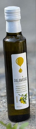 Масло оливковое Extra Virgin Palamidas ароматизированное с лимоном