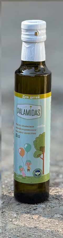 Масло оливковое Extra Virgin детское Palamidas Bio 250мл