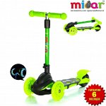 Самокат Scooter Mini Micar Zumba Чёрно-зелёный