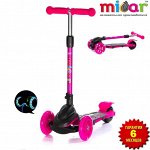 Самокат Scooter Mini Micar Zumba Чёрно-розовый