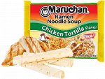 Лапша быстрого приготовления Маручан рамен со вкусом курицы и тортильи