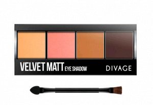 DIVAGE   EYE SHADOW  Палетка теней для век - тон velvet matt