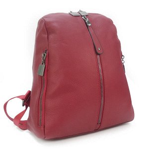 Рюкзак Borgo Antico. Кожа. 7177 red