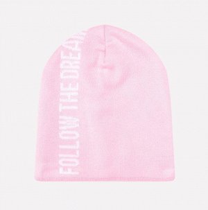 Шапка для девочки демисезонная Crockid КВ 20090 нежно-розовый
