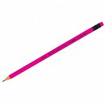Карандаш ч/г Faber-Castell &quot;Candy&quot; HB, с ластиком, заточен.
