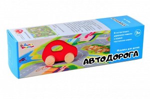 Игрушка для детей &quot;Автодорога&quot; (1 машинка, коврик 71х54 см)