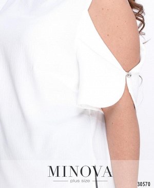 Блуза №4087Б-белый