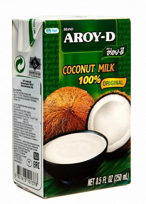 "AROY-D" Кокосовое молоко  , 250 мл