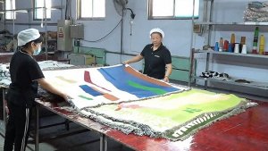Покрывало хлопковое "Цунами" 160*220 см.