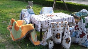 Покрывало хлопковое "Цунами" 160*220 см.