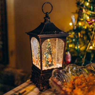 Светодиодная фигура «Фонарь с щелкунчиком»