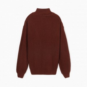 Кардиган на пуговицах женский MINAKU: Casual Collection, шоколад