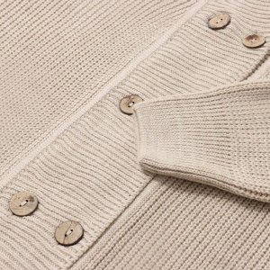 Кардиган на пуговицах женский MINAKU: Casual Collection, бежевый
