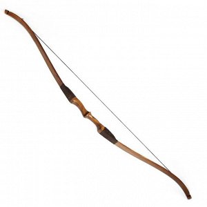 Сувенирное деревянное оружие "Лук фигурный", 170 см, взрослый, коричневый, массив ясеня