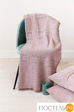Плед &quot;LUX 11&quot;, р-р: 150 х 200 см, цвет: пепельно-розовый